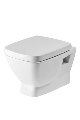 Унитаз подвесной Santek Нео 1WH302410 белый с сиденьем микролифт душевой смыв