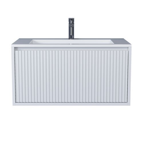 Тумба с раковиной Uperwood Next Premium 3930205168 80х50 цвет белый