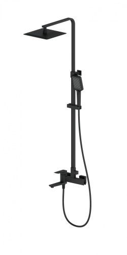 Душевая стойка Wonzon & Woghand Edge WW-88739003-MB настенная цвет черный