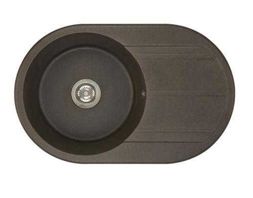 Кухонная мойка Aquaton Амира 1A712932AI280 80х50 цвет коричневый