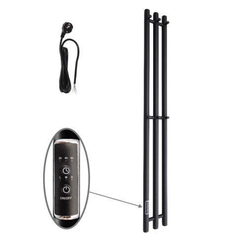 Полотенцесушитель электрический Маргроид Inaro Inaro-12012-1049-9005L 15х120 черный