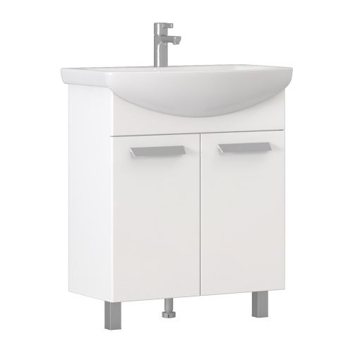 Тумба под раковину Vigo Hoska 232 70х30 напольная цвет белый