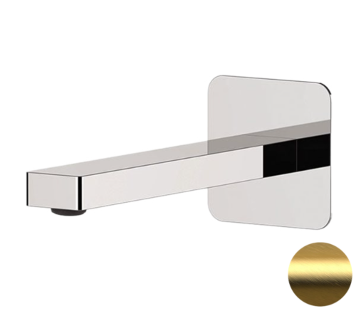 Излив Remer Slash & Dot 91SLBG настенный золото