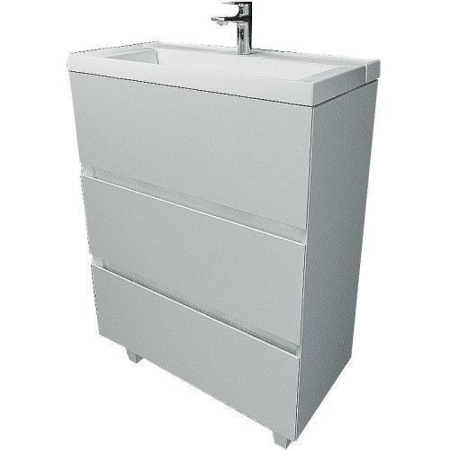 Тумба с раковиной 1MarKa Bumble У90671 60х30 напольная цвет белый