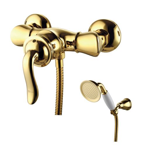 Смеситель для душа LeMark Brava LM4703G настенный золото