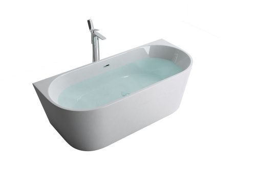 Ванна акриловая Art&Max AM-519-1700-750 170х75 пристенная овальная