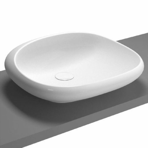 Раковина керамическая Vitra Istanbul 4520B403-0016 50х50 накладная цвет белый без отверстий под смеситель