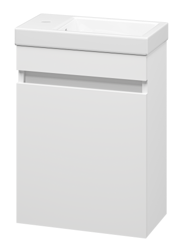 Тумба под раковину Misty Мини Э-ЭкоМ01040-П 40х20 подвесная цвет белый