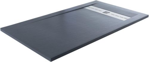 Душевой поддон из искусственного камня Aquanet Delight 00258898 140х80 черный без каркаса