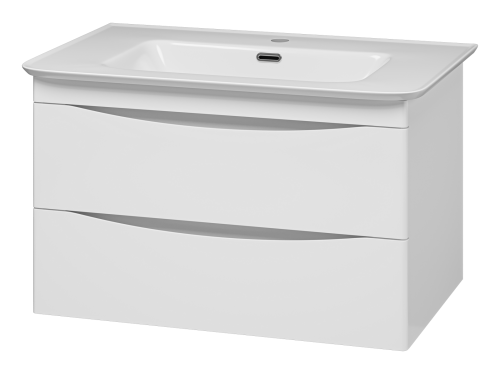 Тумба под раковину Misty Мираж П-Мир-01080-011П2Я 80х50 подвесная цвет белый