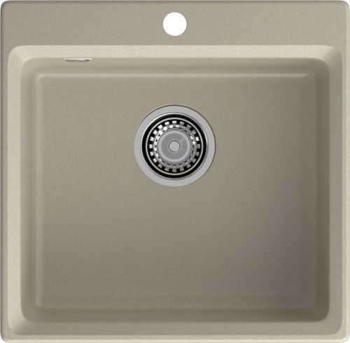 Кухонная мойка Granfest Level LV-510 топаз 50х50 цвет серый поверхность матовая