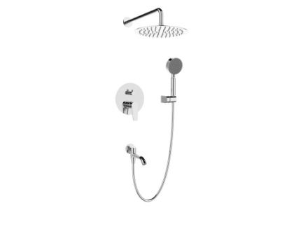 Душевая система BelBagno ANCONA ANCONA-VDSET-CRM встраиваемая в стену цвет хром