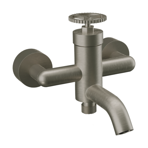 Смеситель для ванны Remer Chrono CH05XV настенный нержавеющая сталь