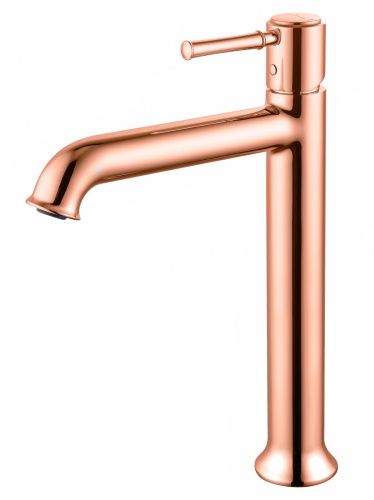 Смеситель для раковины Wonzon & Woghand WW-88019073-RG на столешницу розовое золото