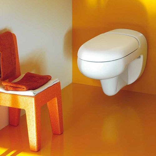 Чаша унитаза подвесная Laufen Florakids 8.2003.1.000.000.1 цвет белый без сиденья каскадный смыв