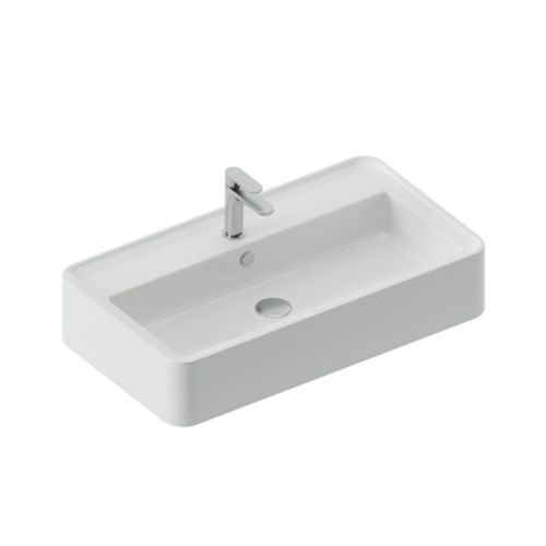 Раковина керамическая Artceram Rodolfo ROL001 01 34 80 см накладная цвет белый 1 отверстие под смеситель