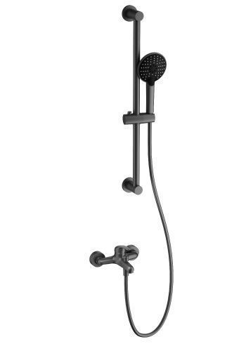 Душевой гарнитур Wonzon & Woghand  WW-4560-BGG настенный серый