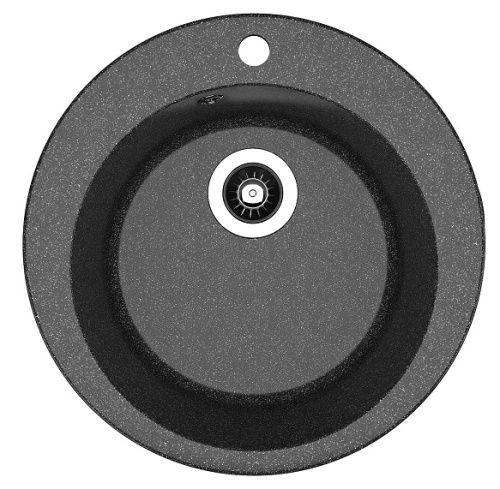 Кухонная мойка Dr.Gans Гала 25.010.B0510.407 50х50 цвет черный поверхность матовая