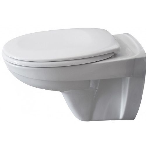 Чаша унитаза подвесная Pestan Fluenta 40006460B цвет белый без сиденья безободковая смыв торнадо