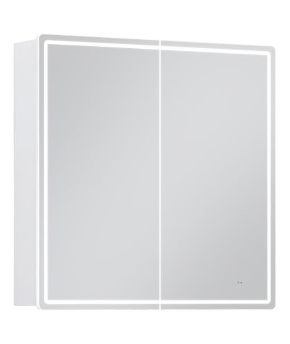 Зеркало-шкаф Vigo Geometry 118 80х80 подвесной цвет белый