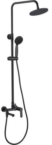 Душевая стойка Aquanet Passion AF300-72-R-B настенная цвет черный