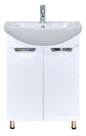 Тумба под раковину Misty Лаванда Э-Лав01050-011Пр 50х30 напольная цвет белый