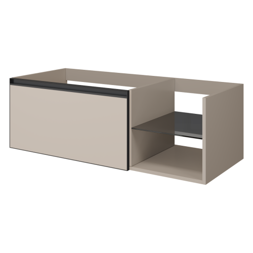 Тумба под раковину Armadi Art Quatro 790-M6-120-D-A 120х50 подвесная цвет бежевый
