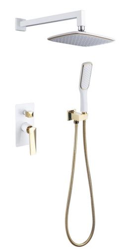 Душевая система Boheme Venturo 384-W встраиваемая в стену цвет белый