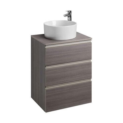 Тумба под раковину Roca THE GAP A857404402 60х50 подвесная цвет коричневый