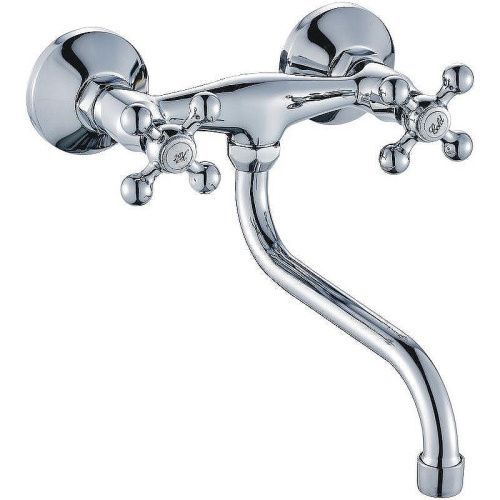 Смеситель для кухни Haiba HB19 HB4319 настенный хром