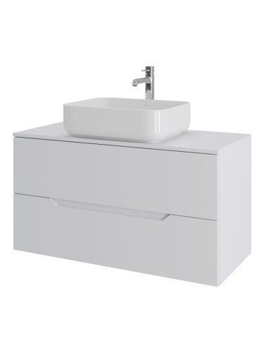 Тумба с раковиной Orange Line Li-100TuwMDF+B05-500W 100х50