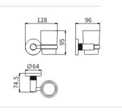 Стакан CeramaLux Antica 61202-1 - фото 2