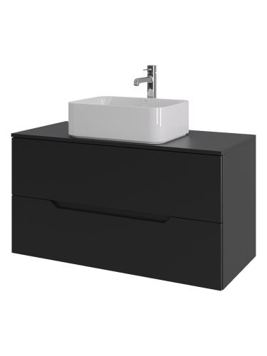 Тумба с раковиной Orange Line Li-100TubMDF+B02-460W 100х50