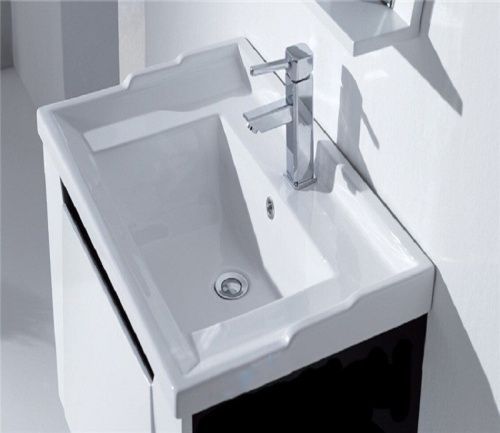 Раковина из сантехнического фаянса CeramaLux 840-70 70х50 встраиваемая цвет белый 1 отверстие под смеситель