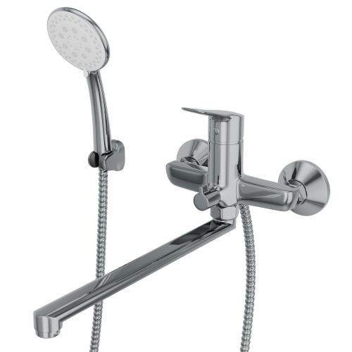 Смеситель для ванны Rush Samui SA0930-51 настенный хром