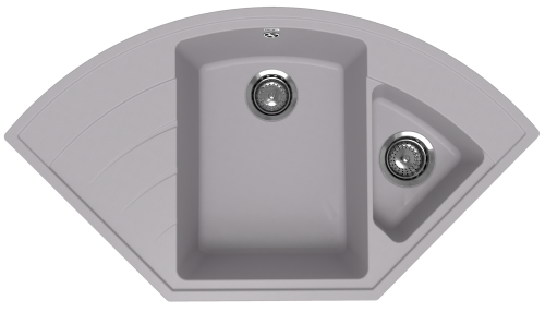 Кухонная мойка Ulgran Quartz Marta 1000-04 100х55 цвет серый