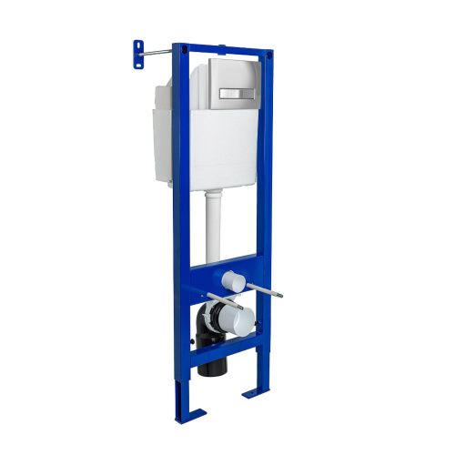 Комплект сантехническая инсталляция с клавишей смыва Berges АТОМ Line 040338