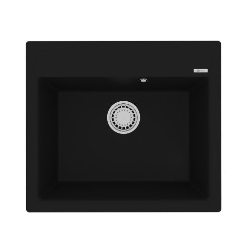 Кухонная мойка LeMark Hanka 570 9910013 55х50 цвет черный поверхность матовая