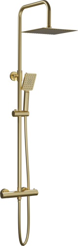 Душевая стойка AQG 20NITC25NID09 настенная цвет золото