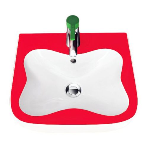 Раковина керамическая Laufen Florakids 8.1503.1.062.104.1 50 см подвесная цвет белый 1 отверстие под смеситель