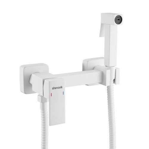 Гигиенический душ со смесителем Shevanik S137C белый