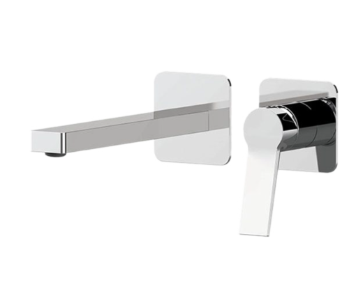 Смеситель для раковины Remer Slash & Dot SL15PL встраиваемый в стену хром