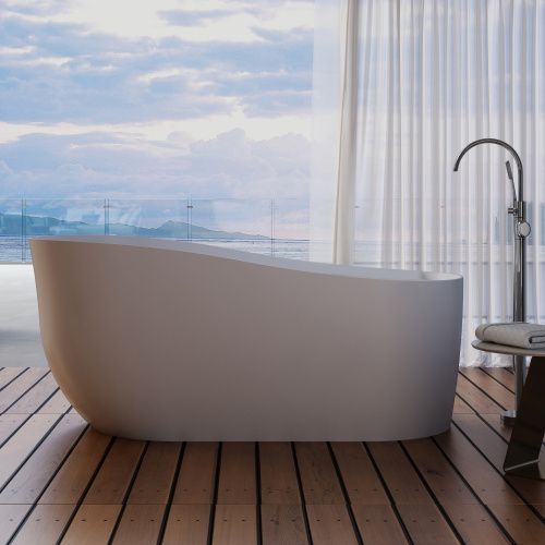 Ванна акриловая Abber AB9491-1.7 170х80 отдельностоящая овальная с каркасом