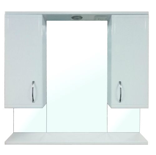 Зеркало-шкаф Loranto Best (Стиль) CS00050320 90х80 подвесной цвет белый
