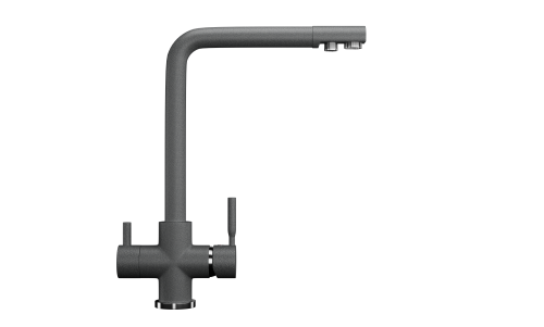 Смеситель для кухни Ulgran Classic U-016-309 на мойку серый