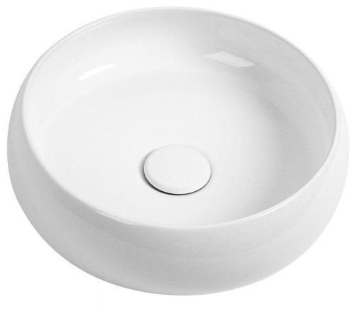 Раковина керамическая Allen Brau Liberty 4.32001.20 40х40 накладная цвет белый без отверстий под смеситель