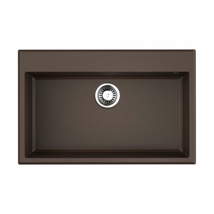 Кухонная мойка Omoikiri Tedori 4993952 80х50 цвет коричневый
