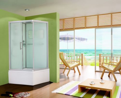 Душевая кабина Esbano ELEGANCIA ESKB108CKRBR 100х80 прямоугольная с крышей ориентация правая