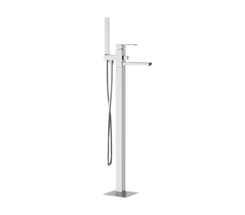 Смеситель для ванны Remer Qubika Q08 напольный хром