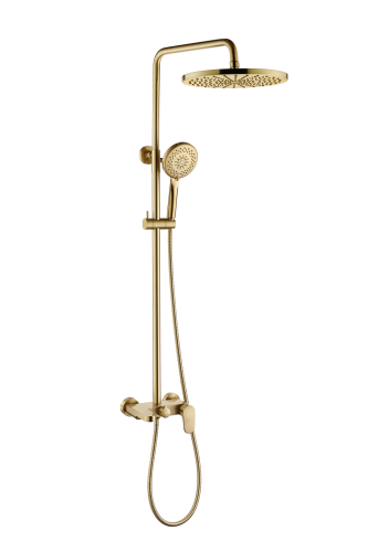 Душевая стойка Boheme Spectre 458-MG настенная цвет золото